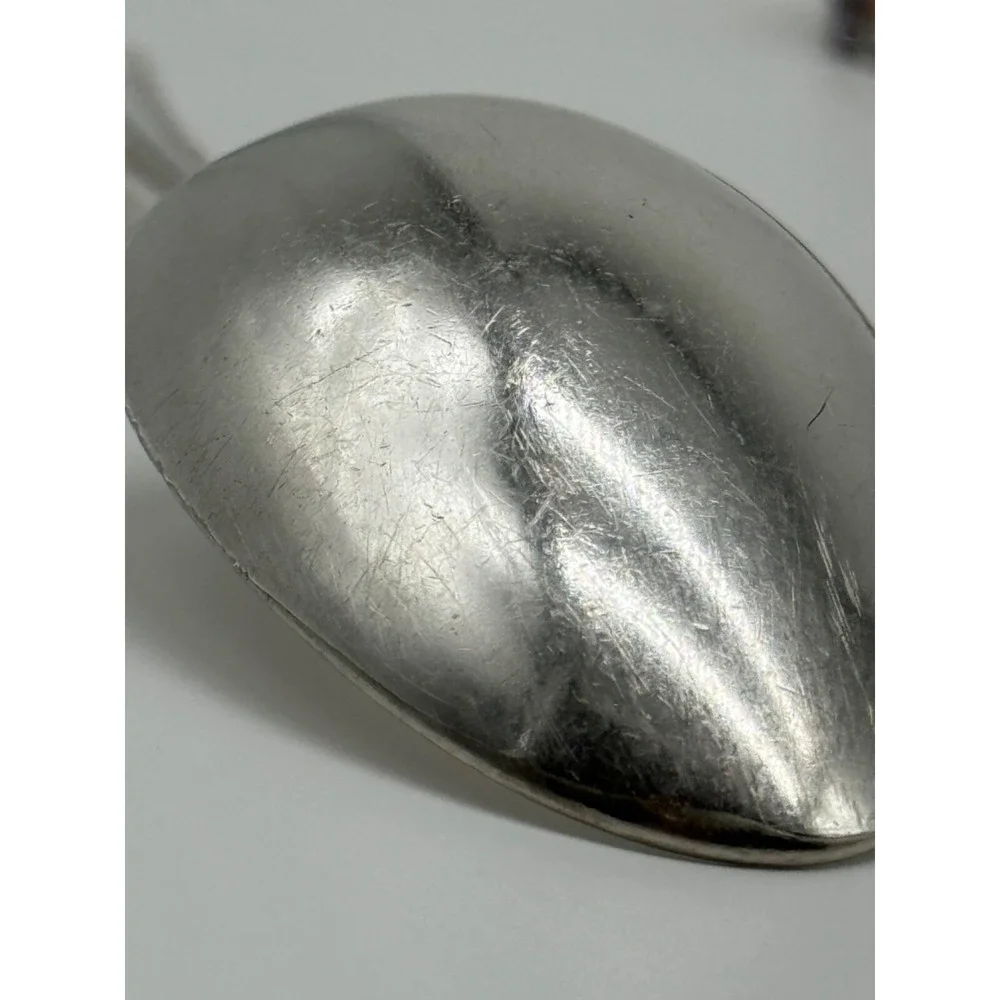 Vintage Christofle Rubans Silverplate European Place Oval Soup Spoon‎ 8 1/8